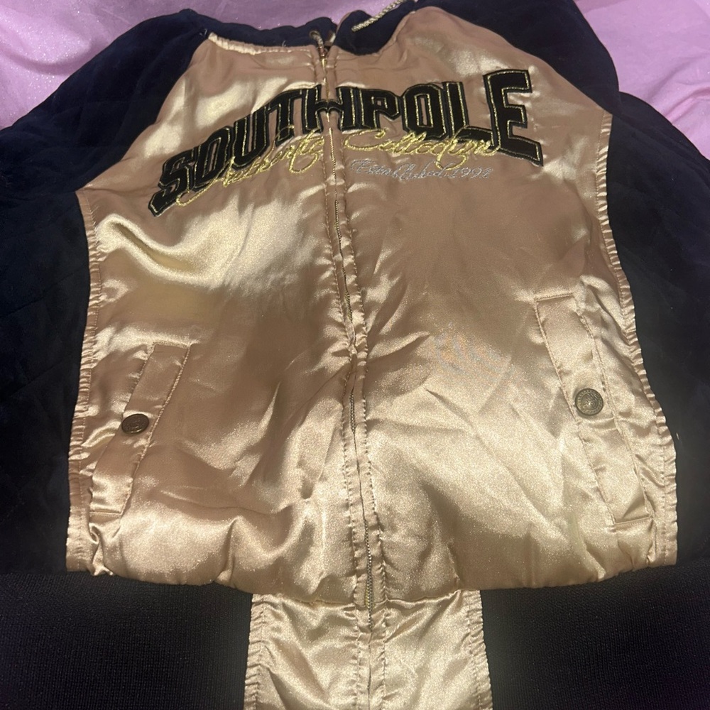 Southpole Gold and Black Jacket